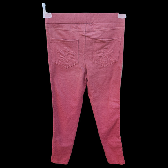 Mia Joy Joyfolie Fyfe Jegging Girls Size 14 Rust Skinny Rose Gold Glitter NWT - Picture 5 of 11